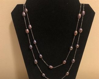 Sterling Silver Pearls 