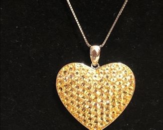 Sterling Silver Pavé Crystal