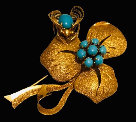 10K Gold Brooch 