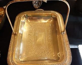 Silver plate serving ware