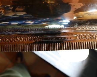 Silver plate serving ware