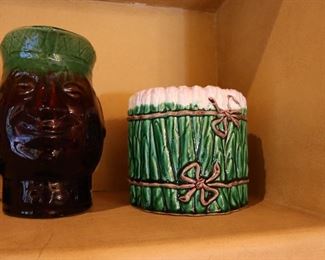 Mexican, South American, European pottery and ceramics