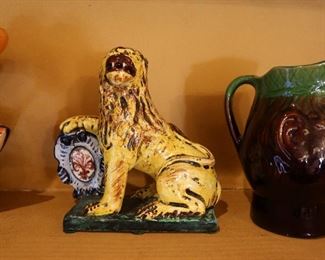 Mexican, South American, European pottery and ceramics