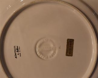 Vintage dishes Italian