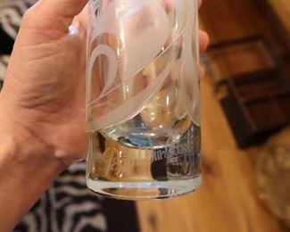 Cut crystal bud vase Bjorn Wiinblad