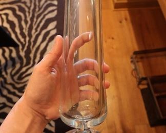 Baccarat crystal vase