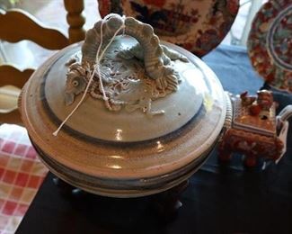 Vintage Asian stoneware