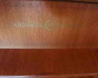 Mid-century Danish teak piano by Andreas Christensen