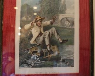 Charles Lucien Pinçon framed lithograph