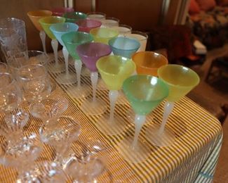 Vintage barware Steuben glass