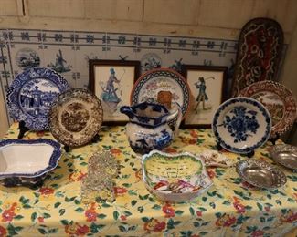 European porcelain and ceramics