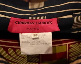 Christian Lacroix vintage dress