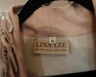 Lina Lee fringed suede coat