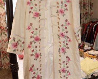 Vintage embroidered coat