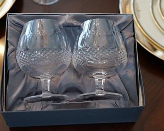 Set of Waterford Brandy glasses in presentation box