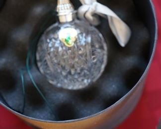 Waterford crystal ornament