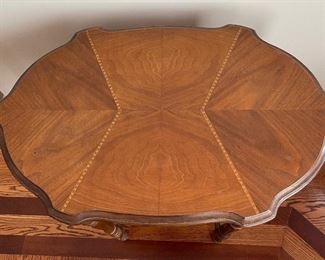 Additional view of top of accent table