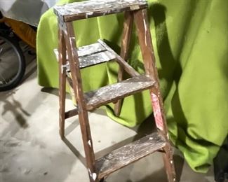 Wooden step ladder, was $8, NOW $4
