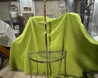 Glass lamp table,  was $45, Now $25