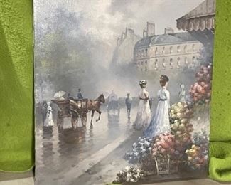 Ladies by the flower shop print,  was $25, NOW $15