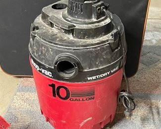 Shop vac, 10 gallon, with all accessories, was $38, NOW $25