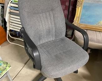 Grey office chair,  was $34, NOW $20