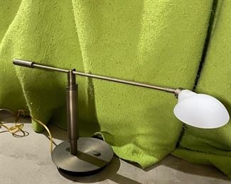 Vintage brass desk lamp with boom arm, was $48, NOW $34