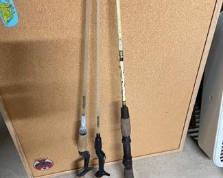 Fishing poles without reels, was $10 each, NOW $7 each