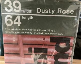 Dusty rose blinds,  was $6, NOW $3