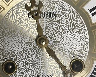 Additional close-up view of face of the Centurion clock