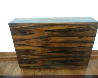 Additional view of Rosewood extension table folded