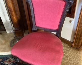 Rosewood "cameo" chair in hot pink!