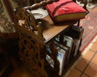 Antique book/magazine or smoking stand!