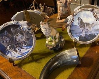 Collectibles and horn!