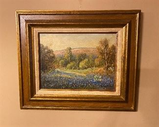 Texas Blue Bonnets by noted artist