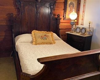 Rosewood bed... one of the jewels of the sale!