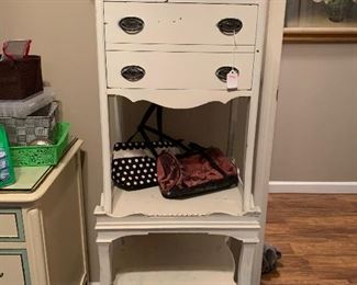 sewing table, small side table
