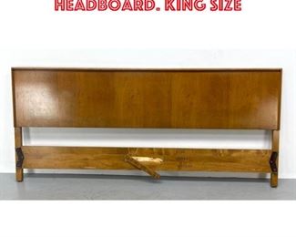 Lot 1255 Wood Modern Headboard. King Size