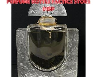 Lot 1285 Clear Crystal Factice Perfume Bottle Factice Store Disp