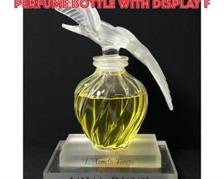 Lot 1286 Nina Ricci L air du Temps Perfume Bottle with Display F