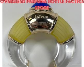 Lot 1291 Jaipur Boucheron Oversized Perfume Bottle Factice Store