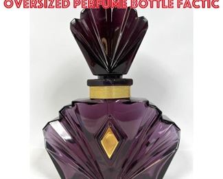 Lot 1294 Purple Elizabeth Taylor Oversized Perfume Bottle Factic