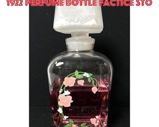 Lot 1298 Oversized Pavlova Paris 1922 Perfume Bottle Factice Sto