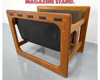 Lot 1321 Danish Modern Teak Magazine Stand. 