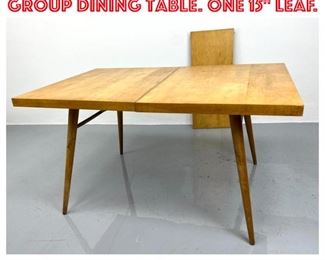 Lot 1354 Paul McCobb Planner group dining table. One 15 leaf.