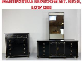 Lot 1363 3pc AMERICAN of MARTINSVILLE Bedroom Set. High, Low Dre
