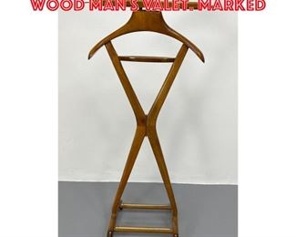 Lot 1372 Fratelli Reguitti Italian Wood Man s Valet. Marked