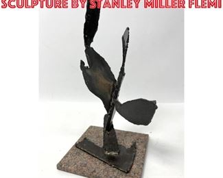 Lot 1430 Abstract welded steel sculpture by Stanley Miller Flemi