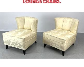 Lot 1442 Pair 50s Modern Lounge Chairs. 
