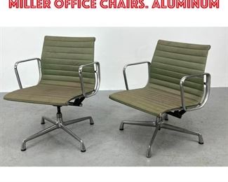 Lot 1443 Pr Charles Eames Herman Miller Office Chairs. Aluminum 